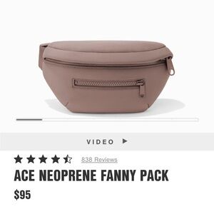 DAGNE DOVER “Ace Neoprene” Fanny pack